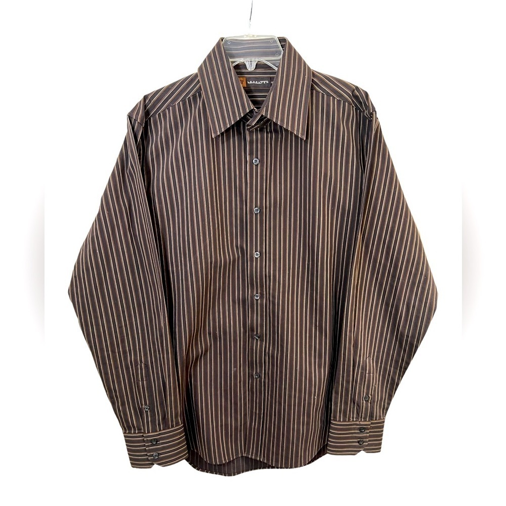 LEVEL TEN MENS CASUAL BOTTON DOWN DRESS SHIRT ☑️